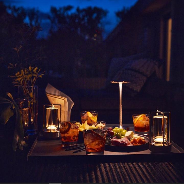 Rechargeable Cordless Table Lamp with 4 Level Touch Control