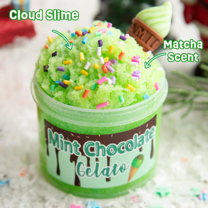 Pink Holiday Slime Box with 10 Scented Pots, 5 Mix Ins and 16 Charms Behind 24 Numbered Windows