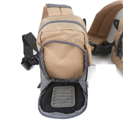 Chest Tackle Bag with Adjustable Straps and Multiple Compartments for Fishing