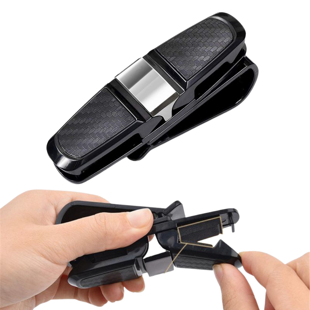 Car Visor Sunglasses Clip with Secure Grip and Universal Fit