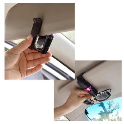 Car Visor Sunglasses Clip with Secure Grip and Universal Fit