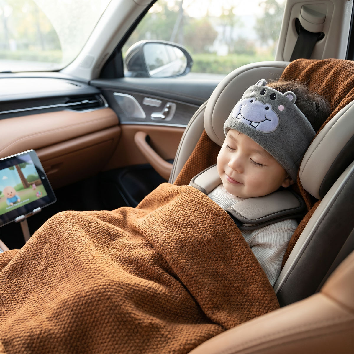 Soft Sleep Headband with Built in Wireless Speakers in Nine Animal Designs for Travel and Naps