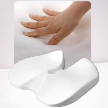 U Shaped Memory Foam Car Seat Cushion with Non Slip Base and Washable Cover