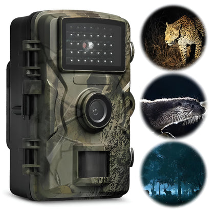 Trail Camera with 16MP Photo and 1080P Video, Infrared Night Vision