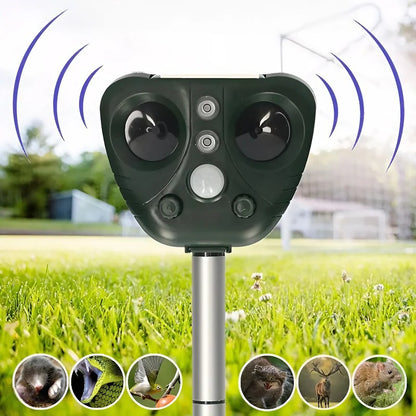 Ultrasonic Bird Repeller, Solar Powered