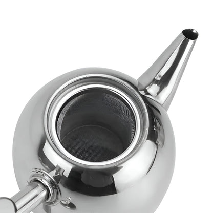 Elegant Stainless Steel Teapot