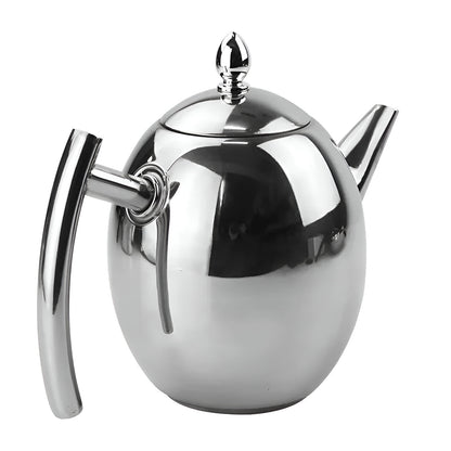 Elegant Stainless Steel Teapot