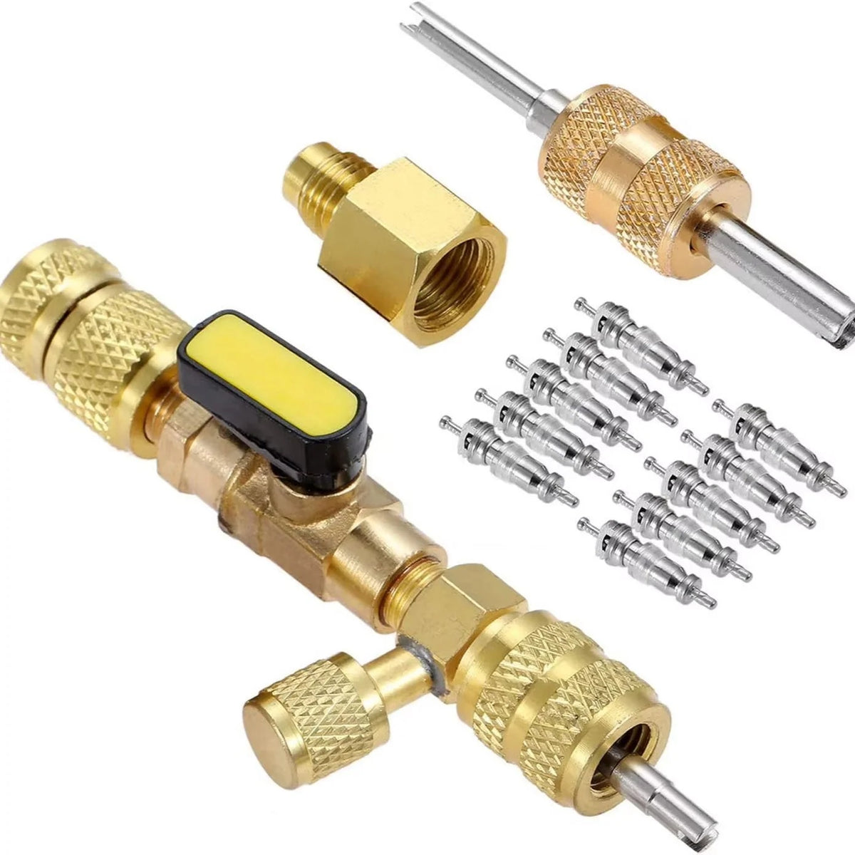HVAC Valve Tool, Dual Size Core Installer and Extractor