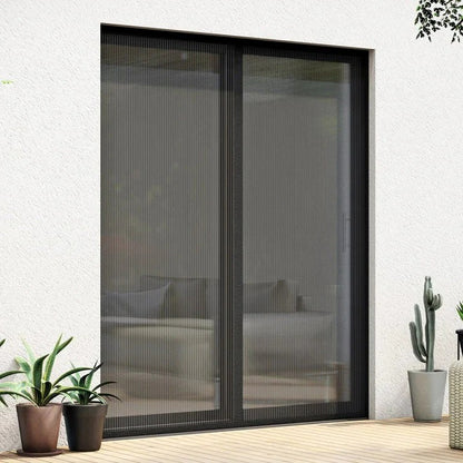 Magnetic Door Net with Mesh and Adhesive Mounting