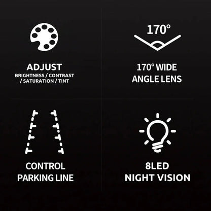 Wireless Vehicle Backup Camera and Rear View Monitor System