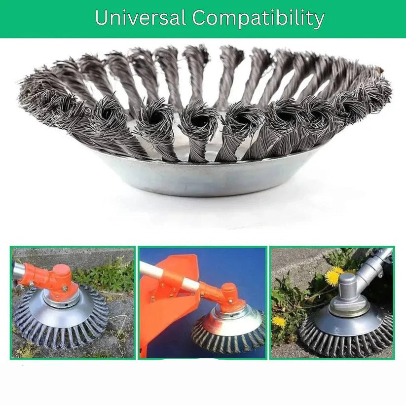 Hardened Steel Weed Trimmer Cutting Head for Clean and Precise Lawn Edging