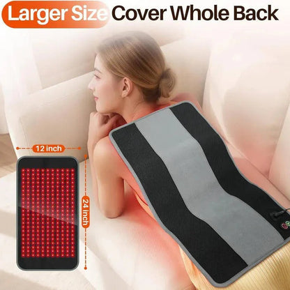 Dual Wavelength Infrared Red Light Therapy Wrap Pad with 660nm and 850nm LED