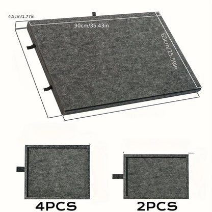 Tabletop Puzzle Board with Six Pull Out Drawers Tilting Legs and Lid for 1000 Piece Puzzles