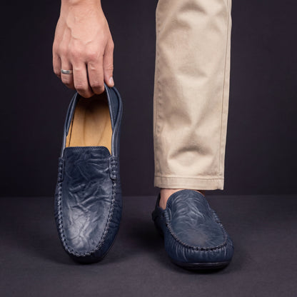 Round Toe Flats with Cushioned Footbed and Grip Sole, Slip On Design
