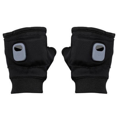 Rechargeable Heated Fingerless Gloves with 3 Heat Levels and Type C Charging