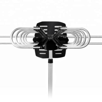 Outdoor TV Antenna with 360 Degree Motorized Rotation and Remote Control, 33ft Cable