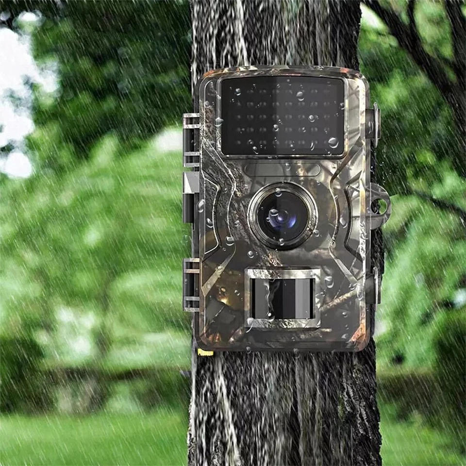 Trail Camera with 16MP Photo and 1080P Video, Infrared Night Vision