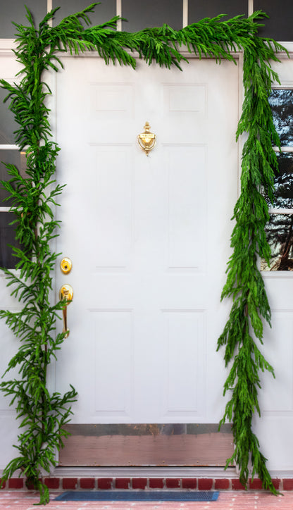 18' Soft Touch Fir Pine Garland Lifestyle Photo