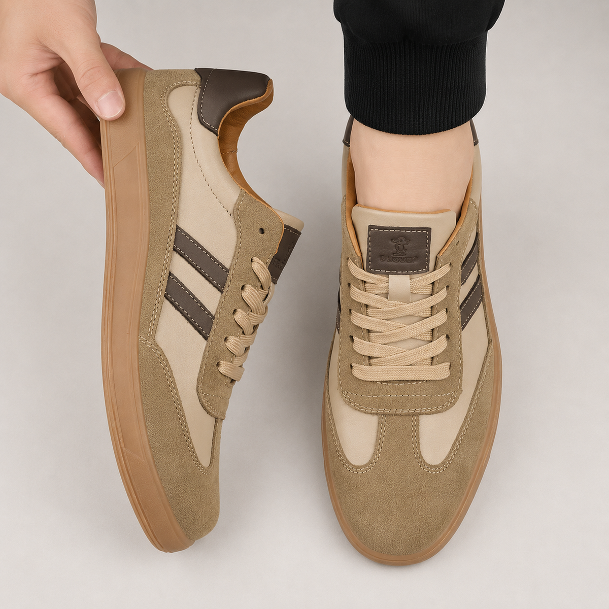Flats with Cushioned Footbed and Grip Sole