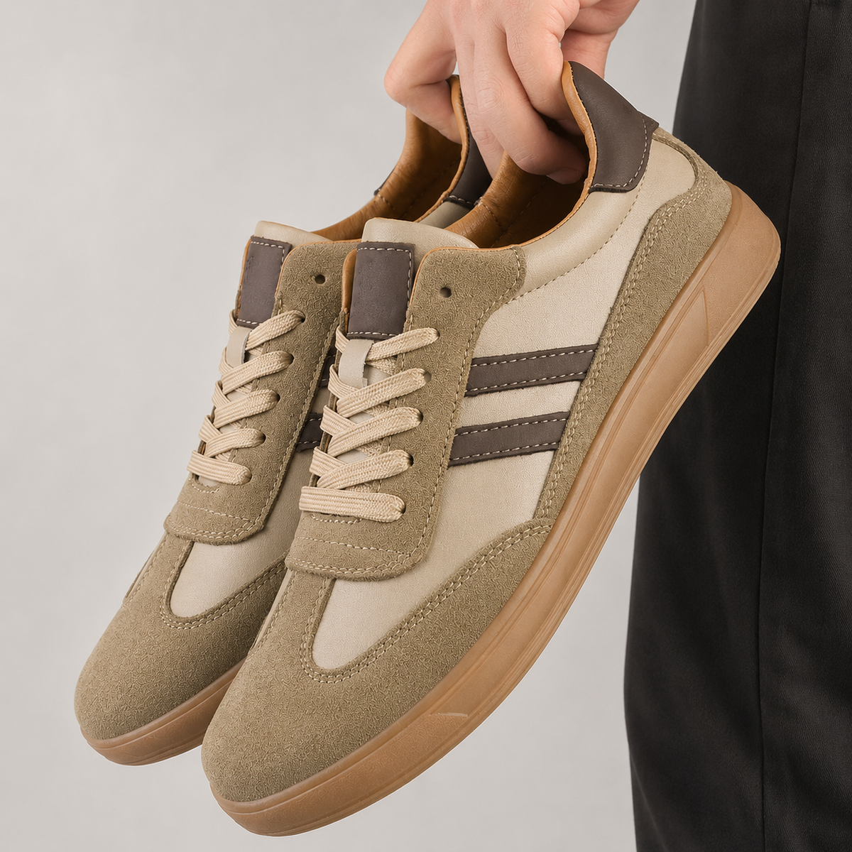 Flats with Cushioned Footbed and Grip Sole