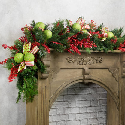 6' Vermont Pine Garland Lifestyle Photo